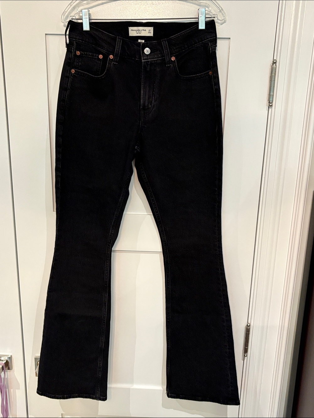 Abercrombie & Fitch Black Bootcut Jeans